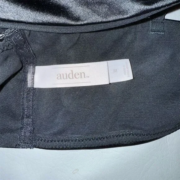 Auden Luxury‎ Collection Black Bralette Set Triangle and Bandeau Styles MED NEW - Picture 3 of 9
